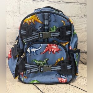 Pottery Barn Kids Mini Dinosaur Print Backpack - Blue